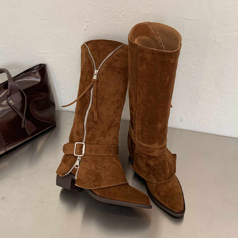 Women Shoes Size 7 - Women Western Cowboy Mid Calf Boots