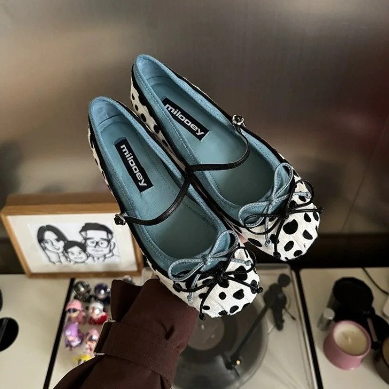 Women Shoes Size - 2026French Flat Bottomed Rotundity Toe Ballet