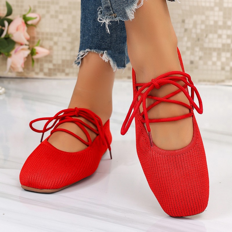 Shoes Women Pumps - French Flat Mary Jane Shoes 2026