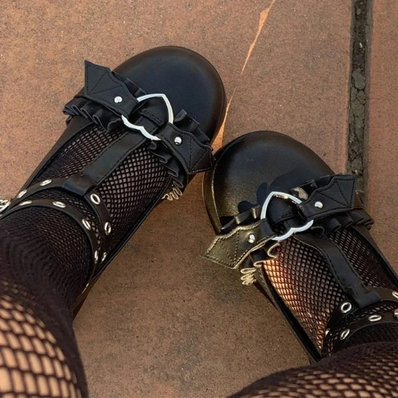 New Sweet Heart Buckle Wedges  - Shoes Women Pumps 评论和价格