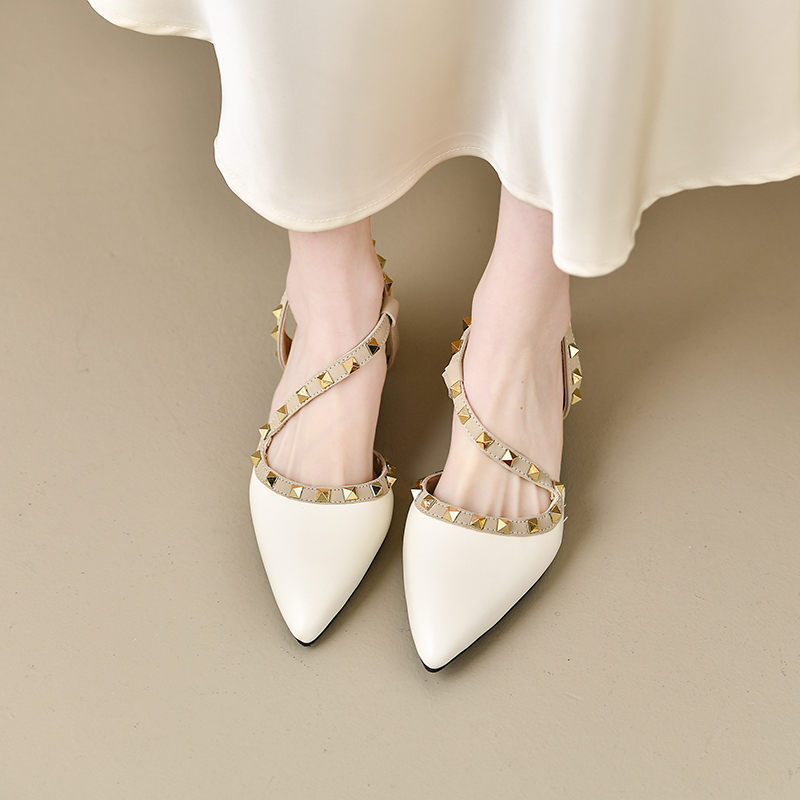 Women Shiny Back Buckle Strap  - Women'S Shoes Trendy 评论和价格