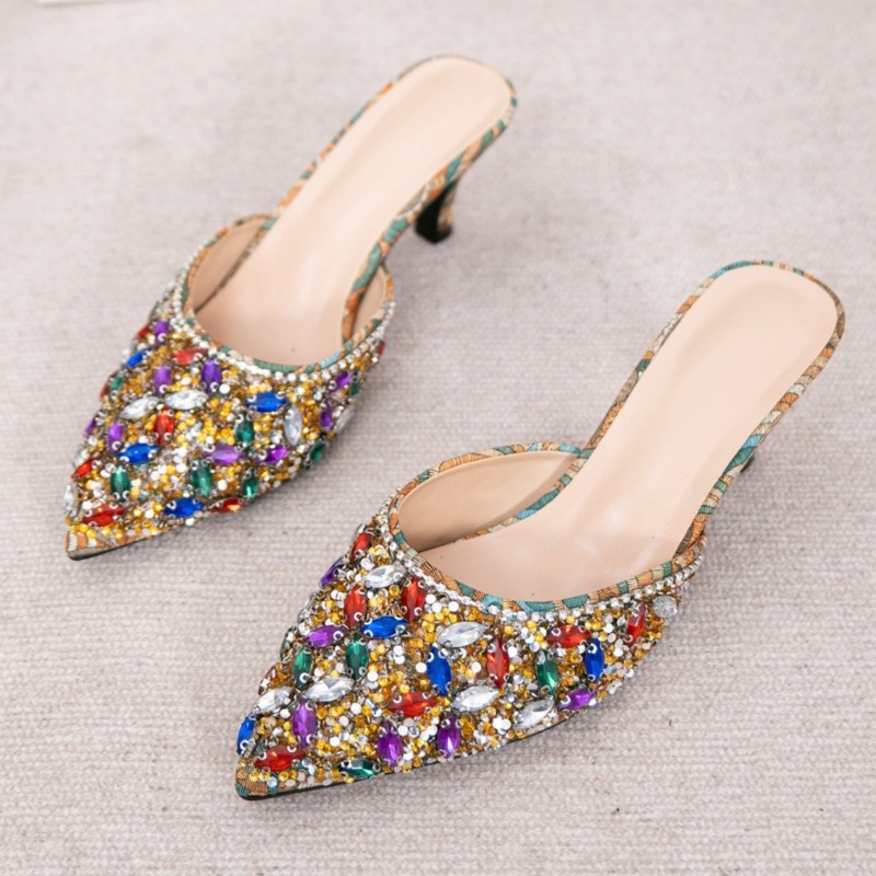 Luxury Rhinestone Kitten Heel  - Women'S Shoes Kitten Heels 评论和价格