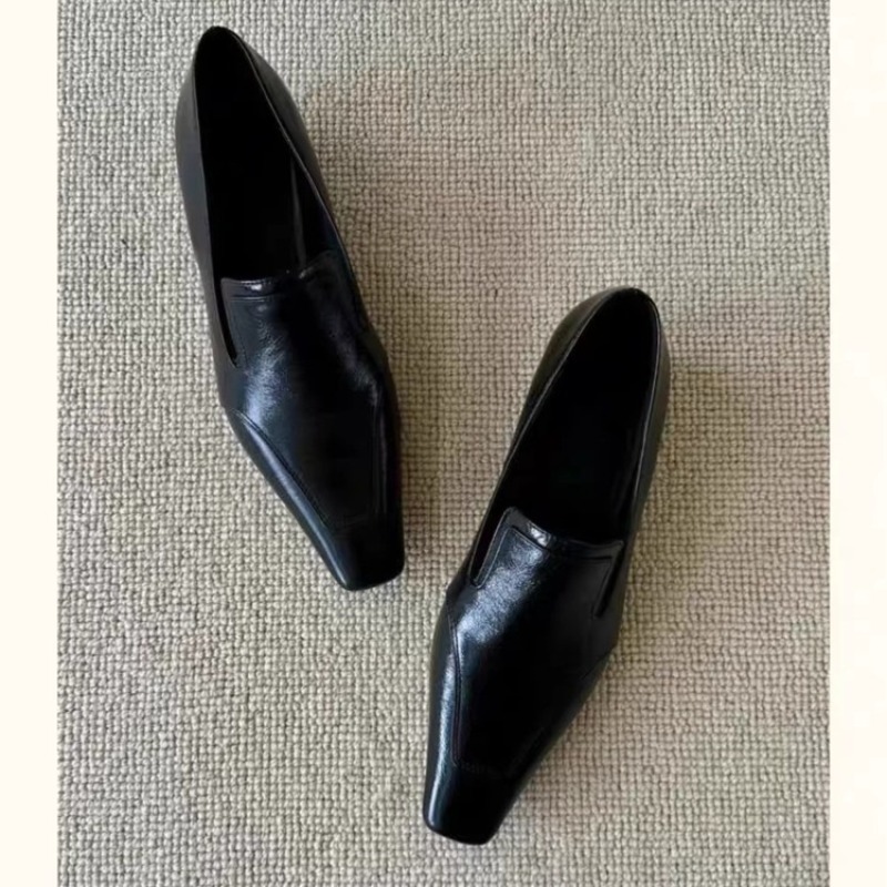 Retro Square Toe Deep Mouth Sl - Shoes Women Pumps 评论和价格