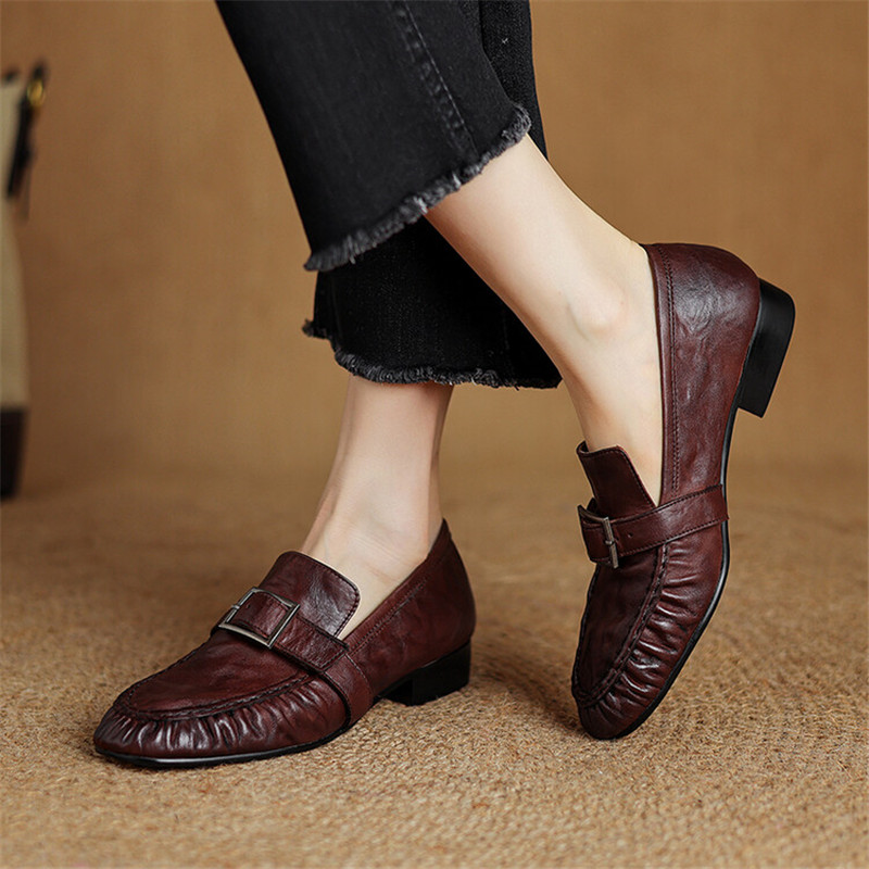 New Autumn Genuine Leather Wom - Shoes Women Pumps 评论和价格