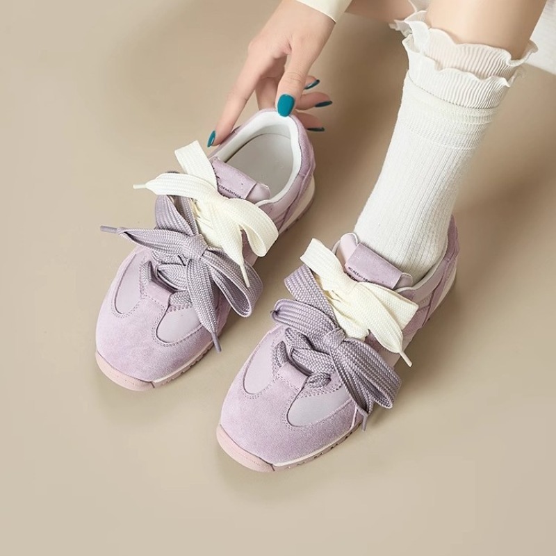 Purple Genuine Leather Casual  - Women'S Shoes Trendy 评论和价格