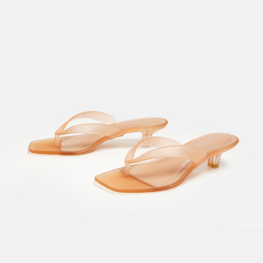 Korean Muted Tone Olive Green  - Women'S Shoes Kitten Heels 评论和价格