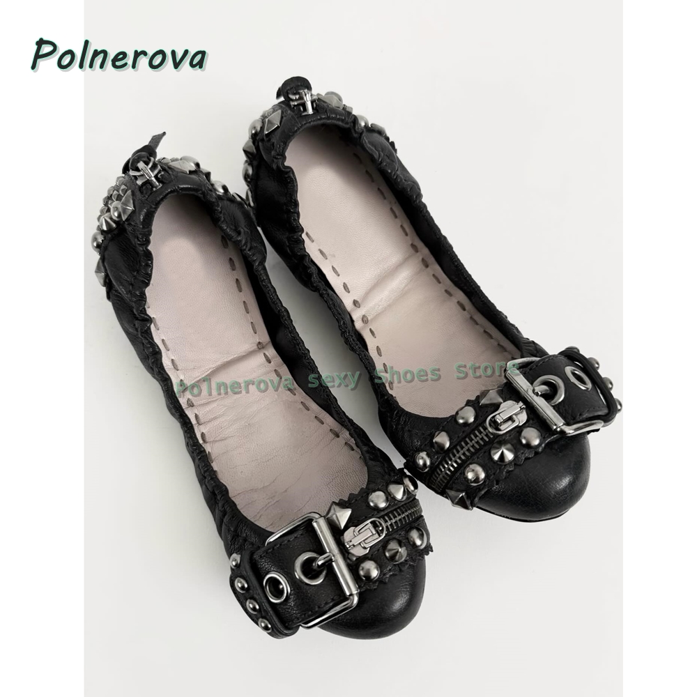 Rivet Belt Buckle Mary Jane Sh - Shoes Women Pumps 评论和价格