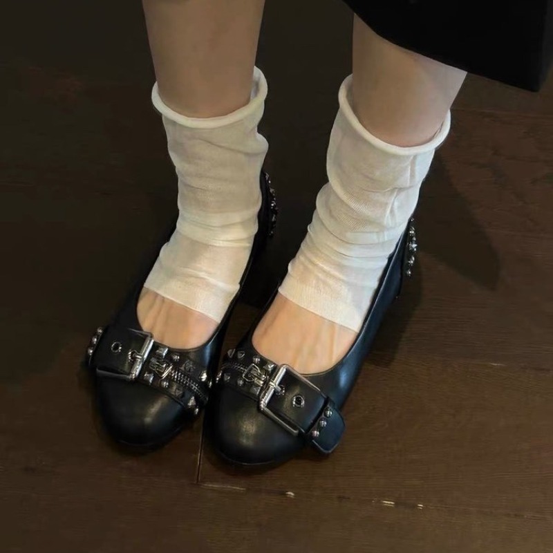 Bolt Round-head Single Shoe Wo - Shoes Women Pumps 评论和价格