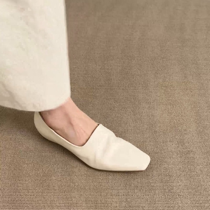 Retro Flat Loafers Women's Sli - Shoes Women Pumps 评论和价格