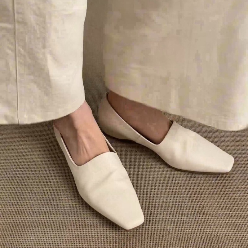 Retro Flat Loafers Women's Sli - Shoes Women Pumps 评论和价格