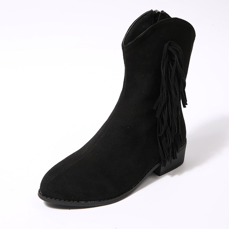Women's Retro Fringe Suede Wom - Women'S Shoes In Wide Width 评论和价格